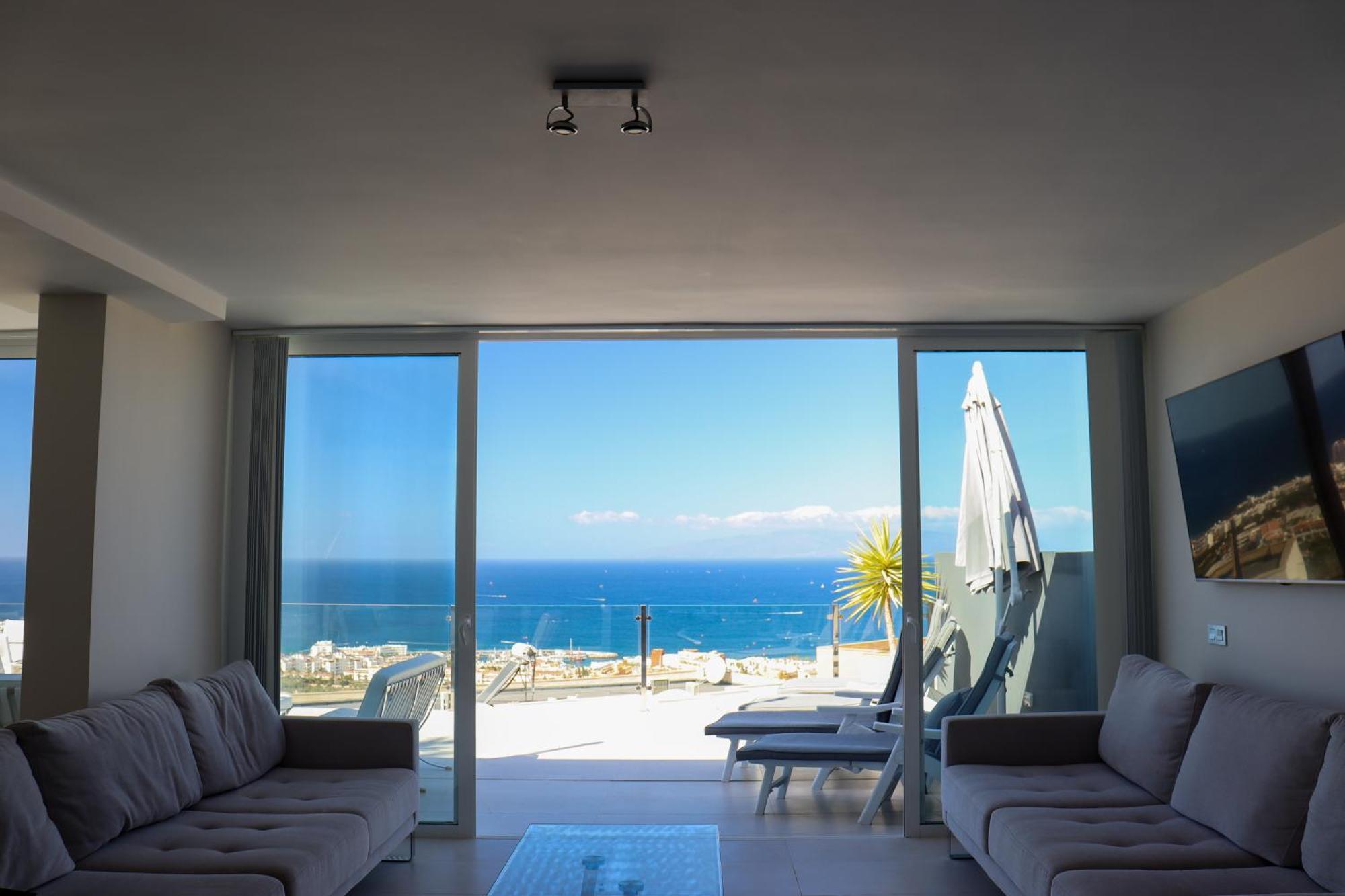 Azure Sky Villa - Panoramic Ocean View, Luxury, San Eugenio Costa Adeje  Exterior foto