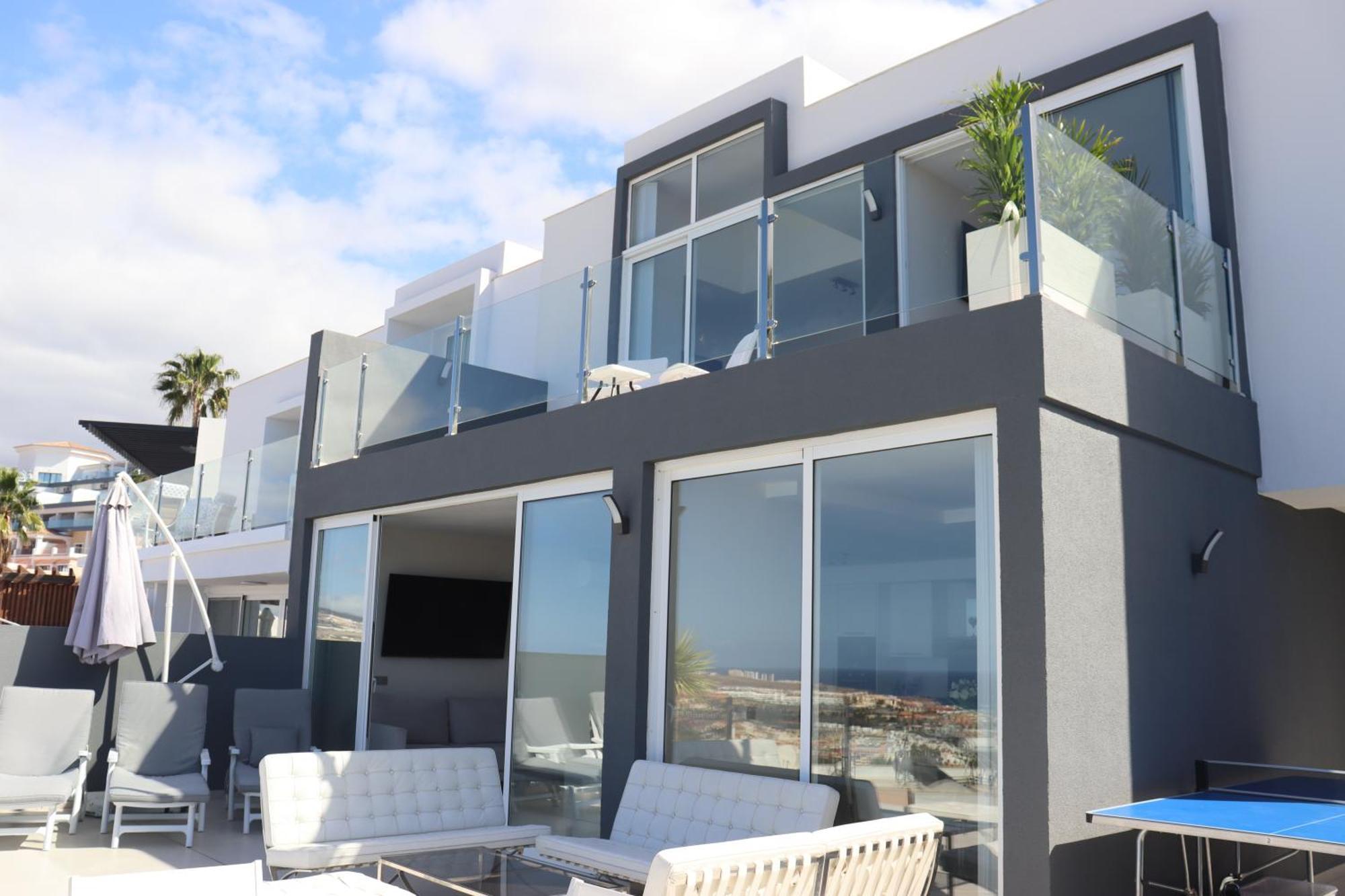 Azure Sky Villa - Panoramic Ocean View, Luxury, San Eugenio Costa Adeje  Exterior foto